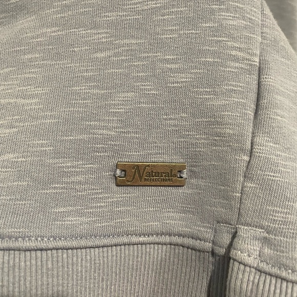Cornflower Blue Natural Reflections women’s Hoodie Size L - Picture 3 of 6